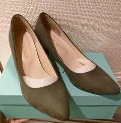 WAIKARU パンプス カーキ