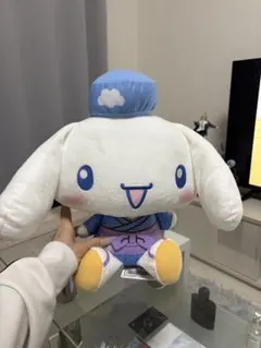 サンリオ ぬいぐるみ 約30cm シナモロール ステッカー付