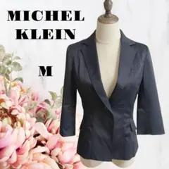 MICHEL KLEIN【M】テーラードジャケット♡黒♡七分袖♡フォーマル