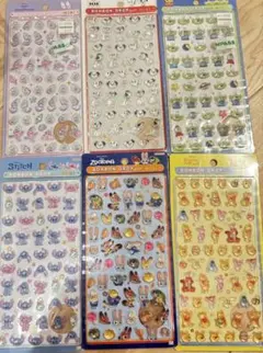 メ*リ様 ディズニー ボンボンドロップシール ミニ ベイマックス ズートピア ス