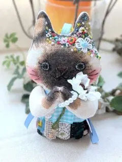 モフモフ 子ねこちゃんぬいぐるみチャーム ハンドメイド 309 モフモフ いちご 子ねこちゃんぬいぐるみチャーム ハンドメイド 273
