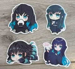 時透無一郎　ステッカー　4枚セット ⑥