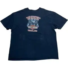 Harley-Davidson 3XL 両面プリント イーグル ブラックのサムネイル