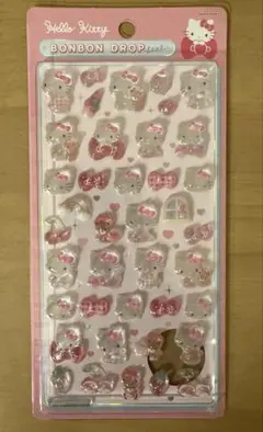 ハローキティ ボンボンドロップシール
