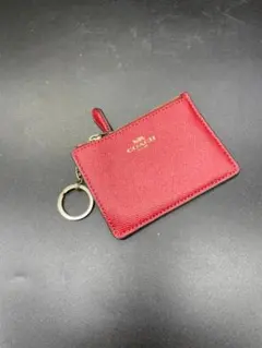 ◆1415◆COACH コーチ カードケース コインケース レッド
