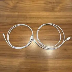 【動作確認済】純正品Lightningケーブル 2本セット 約1メートル