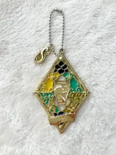 ツイステッドワンダーランド　ツイステ　フロイド　ステンドグラス風メタルチャーム