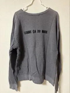 COMME ÇA DU MODE グレー トレーナー