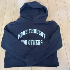 GU グラフィックスウェットパーカー　黒ブラック　size S