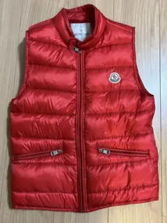 2026年最新】MONCLER カラー：レッド系 メンズ ダウンベスト