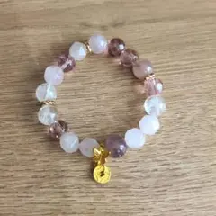 ハンドメイド 天然石ビーズ使用のブレスレット
