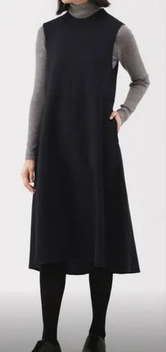 無印良品　婦人　起毛ジャンパースカート