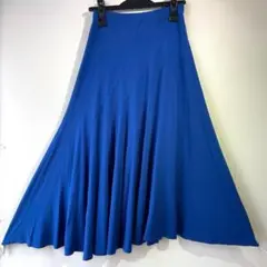 No.4412 M ブルー シンプル スカート★社交ダンス