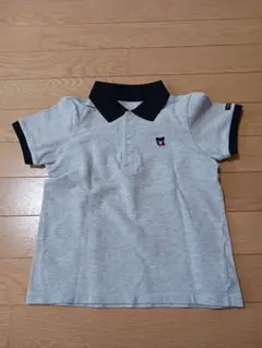 DOUBLE.B グレー ポロシャツ