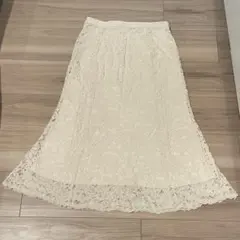 ユニクロ　UNIQLO レース　マーメイドスカート