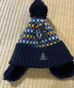 ZIPCODE ポンポン付きニット帽　キッズ