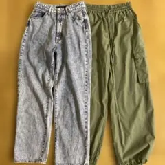 デニムパンツセット