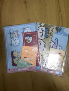 ちいかわ 一番くじ　G賞　ステーショナリー　クリアファイルセット2種類セット