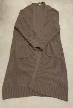 FREAK’S STORE ブラウンロングニットカーディガン