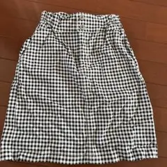 ギンガムチェック ミニスカート レースアップのサムネイル