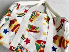 未使用 日本製 レトロポップ カラフル ショルダー バッグ 昭和 ヴィンテージのサムネイル