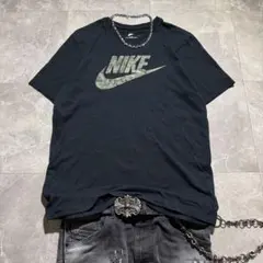 00s【nike】カモフラ logo tee/y2k/teck/grunge/Lのサムネイル
