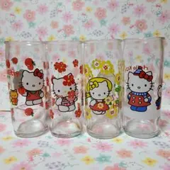 ハローキティ 空き瓶 2個セット　2001年　ハイビスカス ハローキティ 空き瓶 2個セット 2001年 ハイビスカス