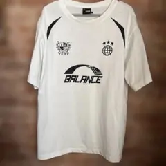 FCMM ホワイト スポーツTシャツ Lサイズ