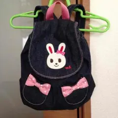 ミキハウス デニムリュックサック 新品