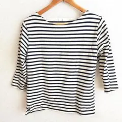 あ*い様 トップス　七分袖　カットソー　ボーダー　Lサイズ