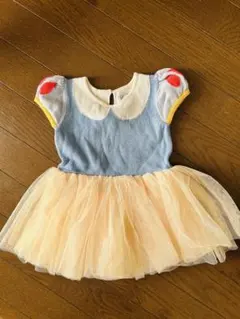 スノーホワイト風ワンピース 80cm 白雪姫ドレス