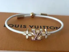 LOUIS VUITTON ブレスレット LVクルー レザー ホワイト ピンクのサムネイル