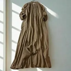 【訳あり】アーバンリサーチ サニーレーベル 綿100% シャツワンピ ヤケあり