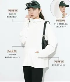 coca UVカットメッシュパーカーのサムネイル