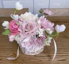 フラワーアレンジメント♡かごアレンジ