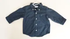 ラルフローレン ベビー チェックシャツ 70 75 チェック 長袖