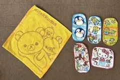 リラックマ ハンドタオル1枚 ＆ミニタオルハンカチ５枚 計6枚セット【即日発送】