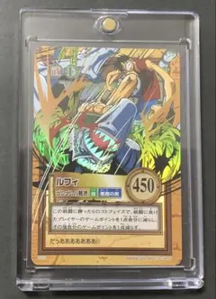 ワンピース カードダス ハイパーバトル ルフィ ゴムゴムの戦斧 - メルカリ