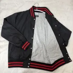 【極美品】　XLARGE　Champion　コラボ　スタジャン　M　ブラック