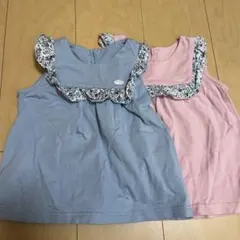 キッズ 子ども服 女の子 원피스 セット ツイン 双子コーデ イロチ 100