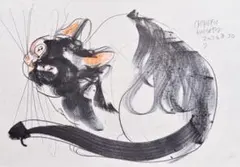 木原千春5分間ドローイング/猫 エスキース7 - メルカリ