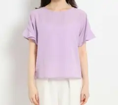 新品未使用タグ付き SunaUna フィブリルフリルブラウスのサムネイル