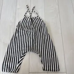 80cm サロペット ボーダー