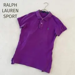 ★RALPH LAURENSPORT★スリムフィット ポロシャツ 半袖 紫 L
