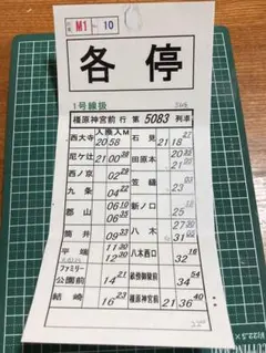 最終値下げ！！　近鉄車掌用スタフ「高安列車区／特A1仕業」 2025年最新】近鉄スタフの人気アイテム - メルカリ