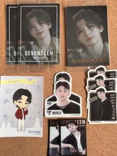 SEVENTEEN ウジ ステッカー シール カード グミ ウエハース