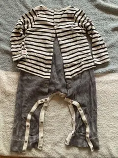 ストライプロンパース 80サイズ
