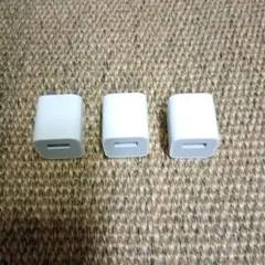 iPhone 純正 コンセント　3個セット　中古のサムネイル