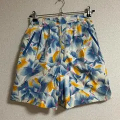 Lapdo ミズノ ヴィンテージ 総柄 ハイウエスト ショートパンツ キュロットのサムネイル