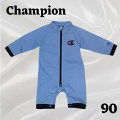 Championスカイブルー ロンパース 90cm ベビー服　　青　男の子
